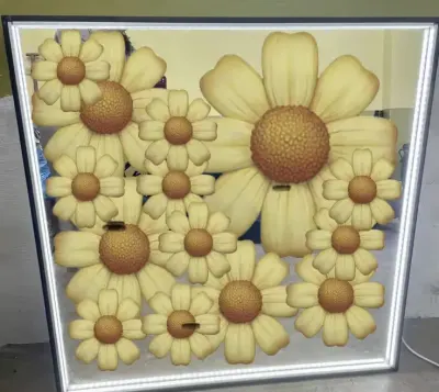 Lustro z podświetleniem led 100 x 99cm — praca Wlaściciel, Łódź