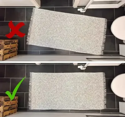Mata ANTYPOŚLIZGOWA do dywanu - podkladka pod dywan 150x90 cm - stoper do dywanu - mata antyposlizgowa w kolorze bialym - mata do szuflady — praca Dariusz, Gorzów Wielkopolski