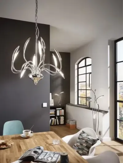 NOWA Lampa wisząca HAMPTON Glamour KLER — praca Wojtek, Toruń