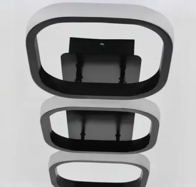 Nowoczesna lampa sufitowa LED 72W – czarna, stan bardzo dobry — praca Kris, Jaworzno