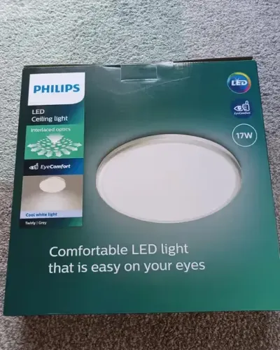 Oprawa lampa led Philips Twirly — praca Mariusz, Zbytków