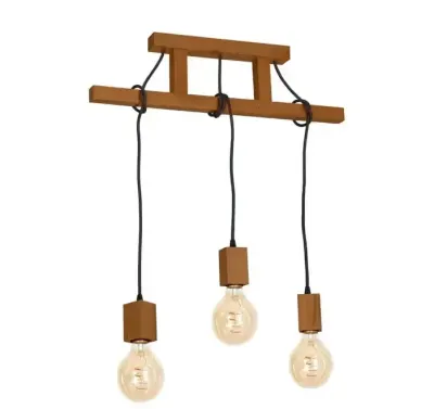 Oprawa lampa sufitowa JACK 3xE27 Dąb | MLP4357 Milagro — praca Piotr, Bydgoszcz
