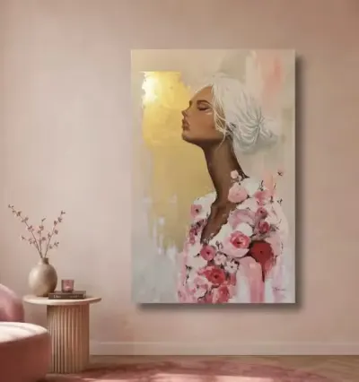 Ręcznie malowany obraz 80/120 cm — praca Julia, Wrocław