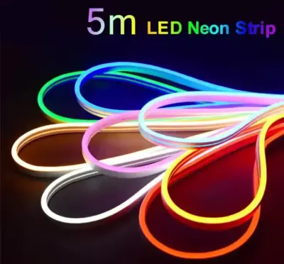 Taśma LED neon 5m 12V ciepła biała zimna biała — praca student, Lublin