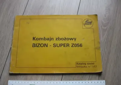 BIZON katalog kombajn zbożowy Super 1984r PGR — praca Jacek, Przemyśl