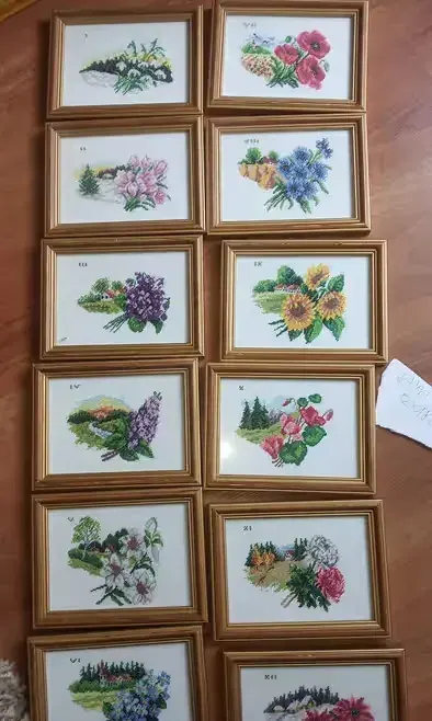 Haft miesiące w ramkach — praca Ryszard, Przemyśl