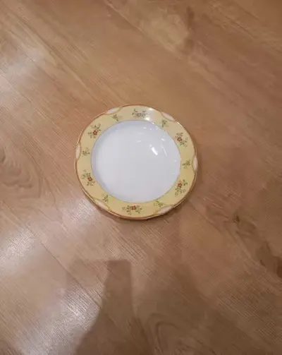 Porcelanowy talerz obiadowy TRIPTIS Thuringen 1891 Germany — praca Natka, Przemyśl