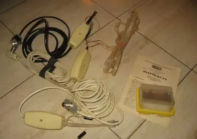 Stara antena Unitra TV Polkat wzmaczniacz mix telewizor PRL — praca Jacek, Przemyśl