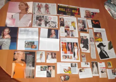 Uma Thurman materiały z prasy — praca Anna, Przemyśl